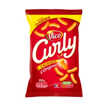 Chips Curly Cacahouète